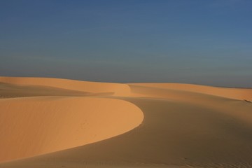 Fototapeta na wymiar Desert Dunes at Dusk