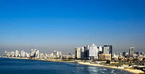 Zelfklevend Fotobehang Tel Aviv city from Israel © Dejan Gileski