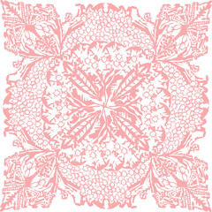 pink on white background