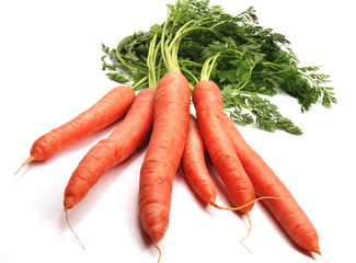 Frische Karotten vom Markt
