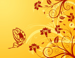 Blume hintergrund, fleur fond, flower background, vector