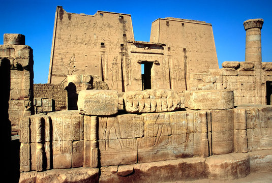 The temple of Horus, Edfu, Egypt.