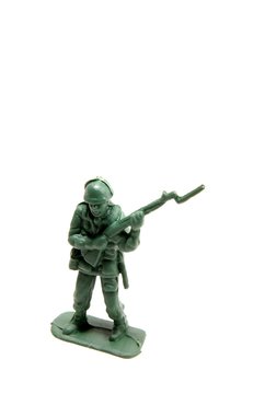 green army man with rifle and bayonet 