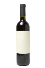 Wine bottle isolated