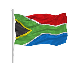 Fototapeta na wymiar South African Flag 2