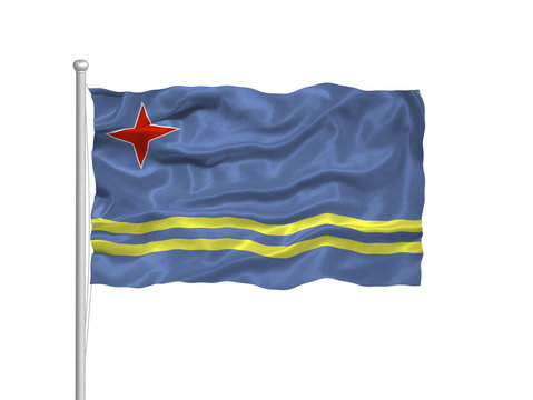 Aruba Flag 2