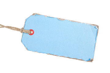 Light Blue Paper Tag