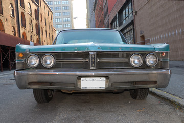 Classic American Car from the 1960s on New York city street