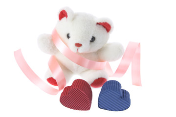Teddy Bear and Gift Boxes