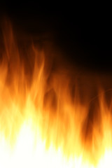 Burning fire background