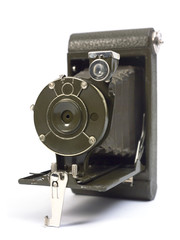 Old photographic camera