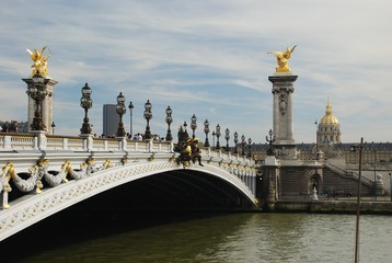 Fototapeta na wymiar alexander most, paris