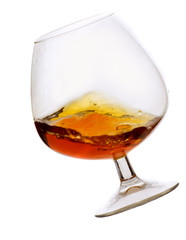 Brandy and glass