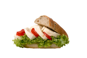 Mozarella mit Tomaten