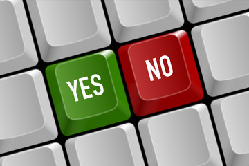 tasten yes no