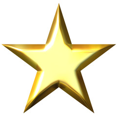 Obraz premium 3D Golden Star