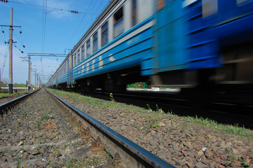 Obraz premium speed train