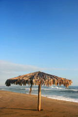 Fototapeta na wymiar Beach umbrella (up)
