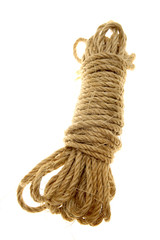 Rope isolated over white background