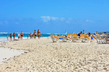 Beach scene