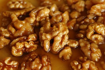 Walnuts in honey