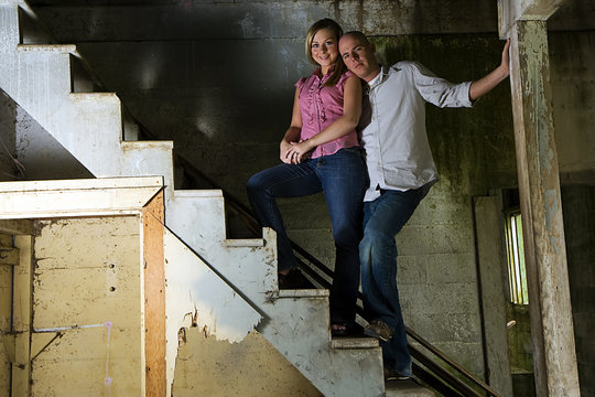 couple on creaky stairs