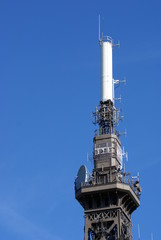 émetteur, récepteur de fourvière, lyon, france