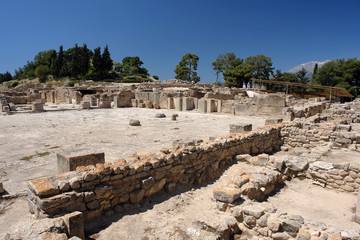 Fototapeta na wymiar Phaitos site archéologique de crète