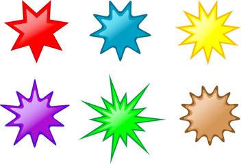 Obraz premium Star buttons