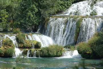 Fototapeta na wymiar Chorwacja Wodospad
