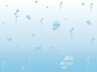 abstract water background with lots of bubbles