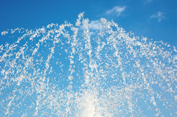 Splash of fountain