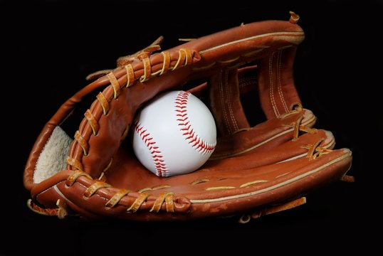 Baseball in Glove