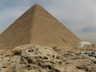 One of 7 Wonders: Cheops Pyramid, Cairo - Giza 