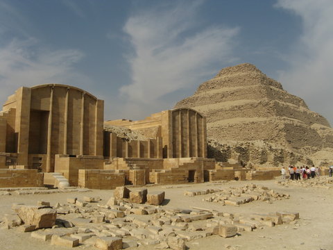 The Step Pyramid of King Djoser at Saqqara