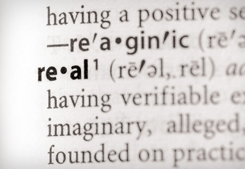 Obraz premium Dictionary Series - Attributes: real