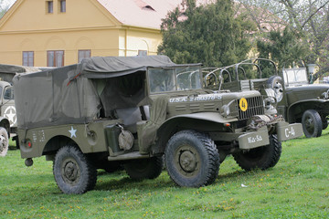 Obraz premium vintage military truck
