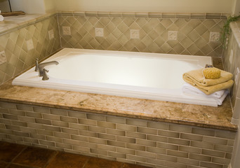 Luxury home bathroom tub