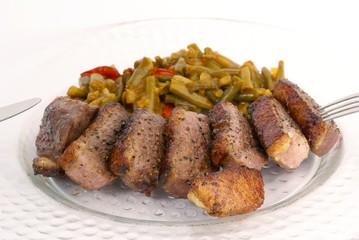 magret de canard à la basquaise