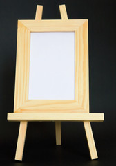 Blank Picture Sitting on Easel - Vertical