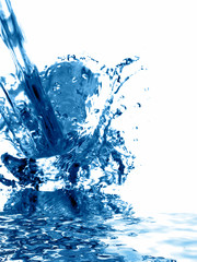 abstract water splash background
