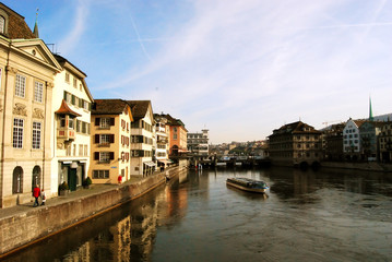 Fototapeta na wymiar Downtown Zurych, Szwajcaria