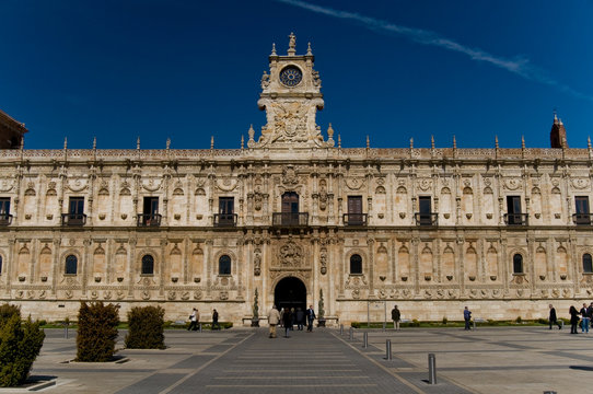 San Marcos Monastery in Leon. Spain