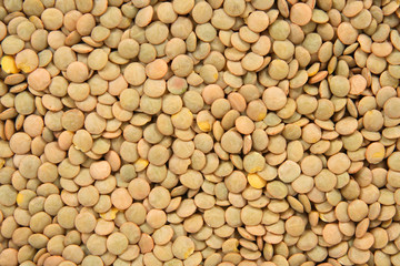 Green lentils background