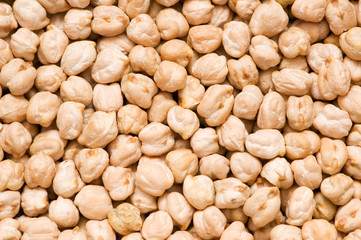 Close up of background made of peas
