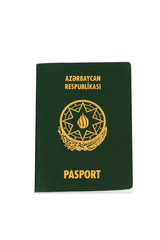 Passport of Azerbaijan isolated on the white background
