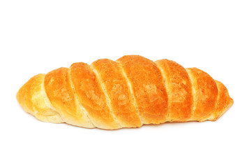 Bread loaf isolated on the white background