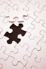 Missing piece of puzzle