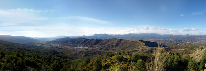 Fototapeta na wymiar Guara Mountain Range 