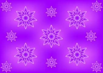 Naklejka na ściany i meble Purples Flower Background